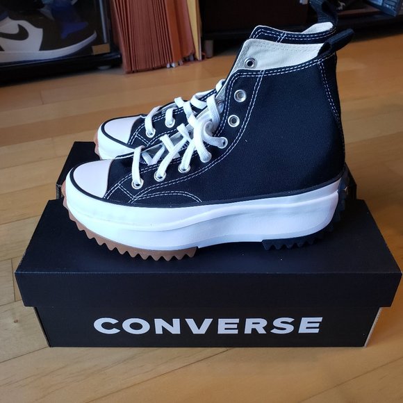 Converse Run Star Hike Black Gum Size 8.5W - Picture 3 of 4